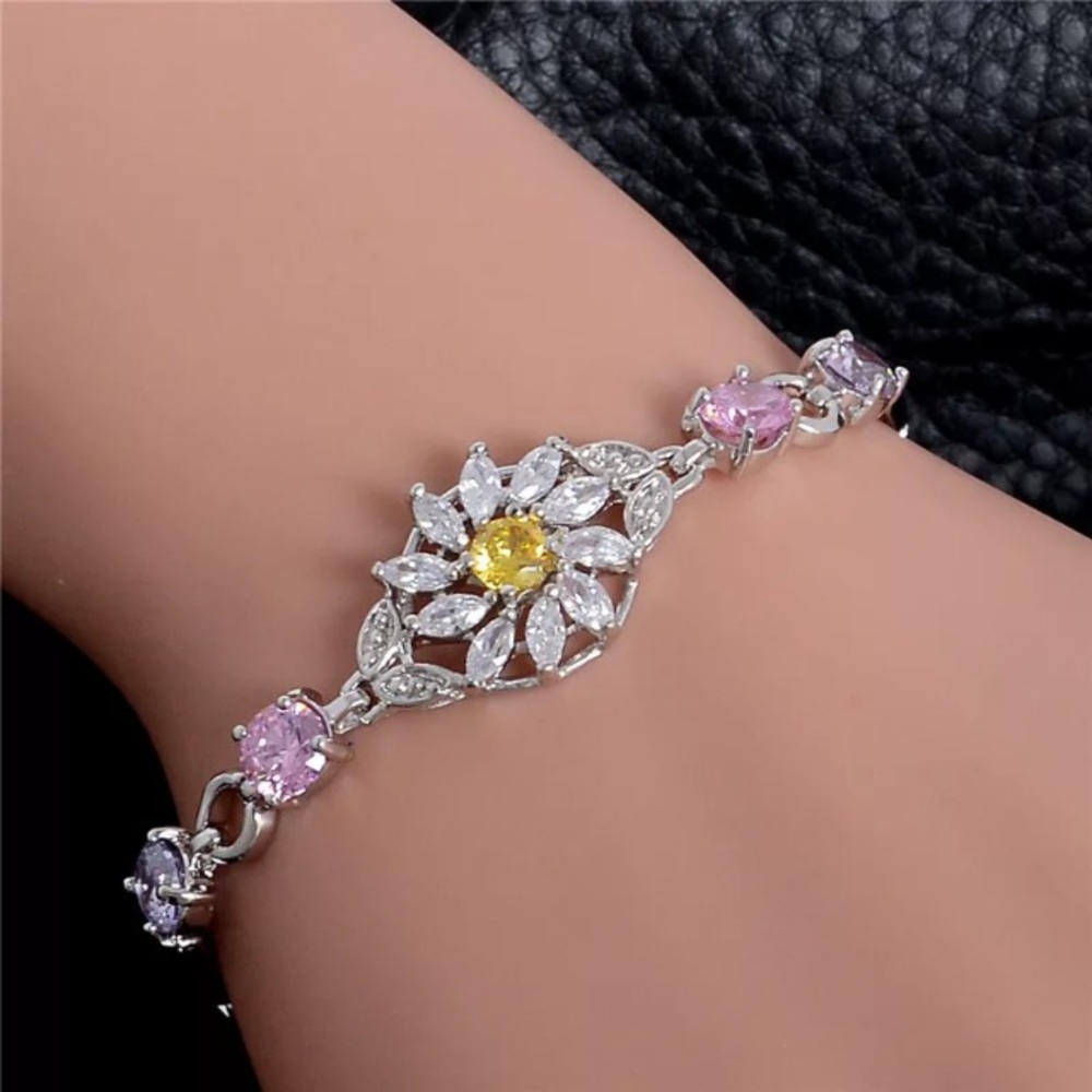 ❤️gorgeous multicolored simulated diamonds…